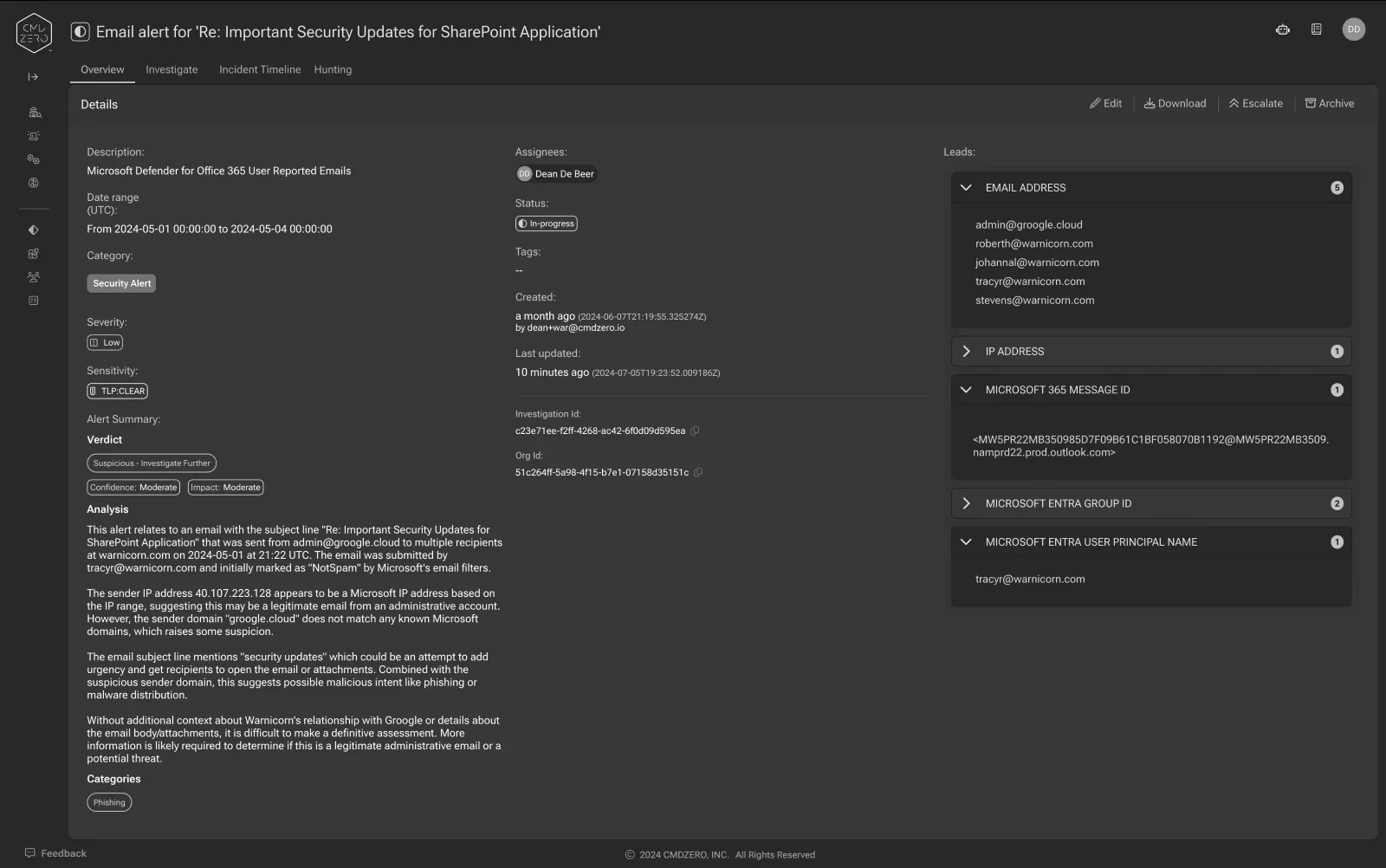 Email Investigations: The Epicenter of Security Analysis — inline
