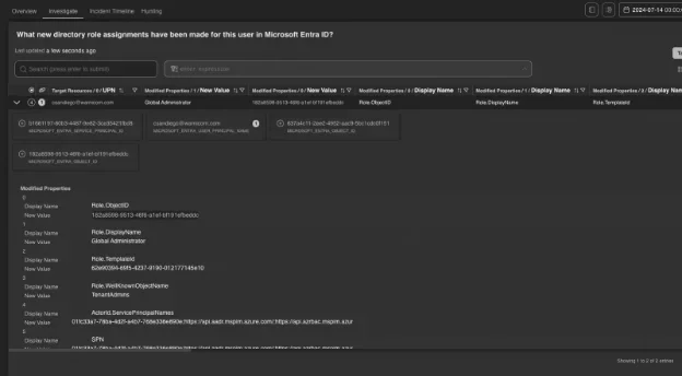 Identifying Midnight Blizzard and other password spray attacks using Command Zero — inline