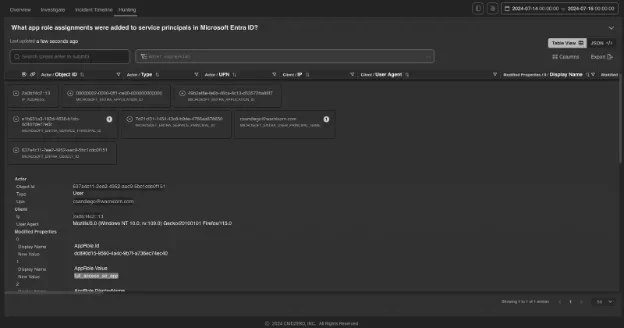 Identifying Midnight Blizzard and other password spray attacks using Command Zero — inline